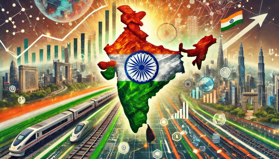 India’s rapid growth and rise in the world. A viksit bharat 2047 vision
